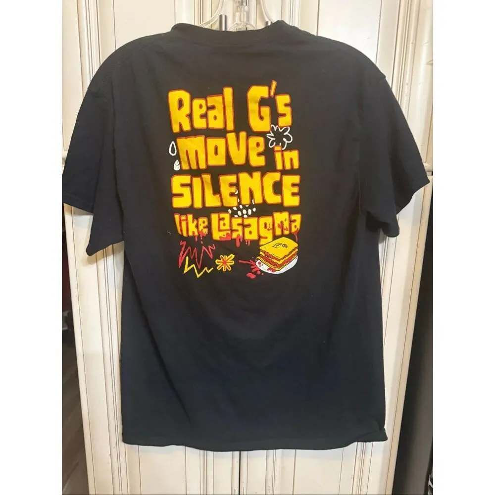 Reason Lil Wayne Youth Real G's Graphic Short Sleeve T-Shirt Black Size 18